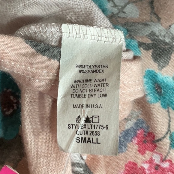 ALWAYS Anna Blush Floral Sleeveless Top - Picture 7 of 7